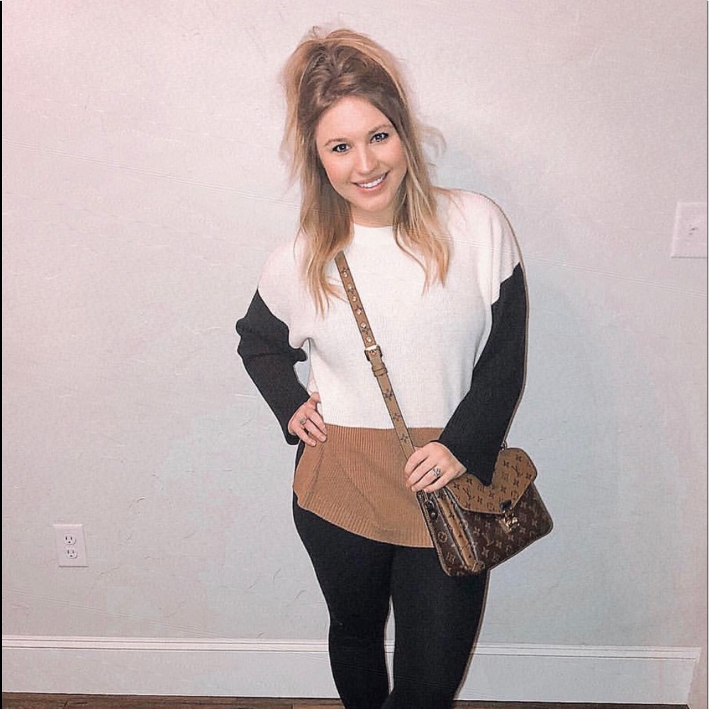 Madison Color Block Sweater